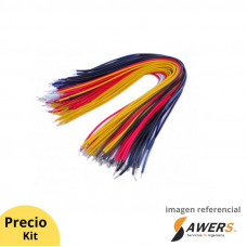 Cable flexible AWG24 20cm (100pcs)