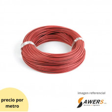 Cable Flexible siliconado AWG16 600V-3A (1Mts)