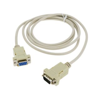 Cable serial DB9 Macho –  Hembra, 1.8 metros