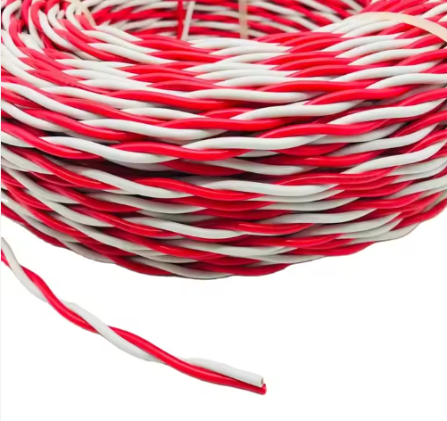 Cable unifilar #22 rojo y blanco x metro