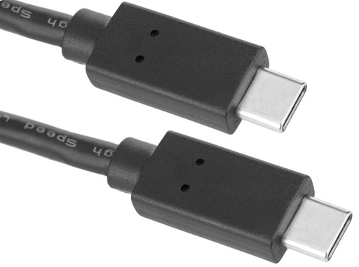 Cable USB Tipo C a C Soporta 3 Amperios Carga Rápida Longitud 1 metro