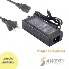 Cargador Universal 12V-6A salida jack (enchufe tipo US)