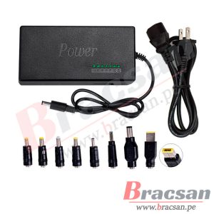 CARGADOR UNIVERSAL PARA LAPTOP PORTATIL 12-24V 96W 34 PUNTAS