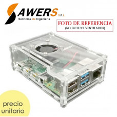 Case Acrilico Raspberry PI 4 (sin ventilador)