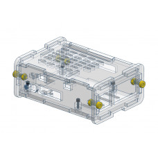 Case de Acrílico Transparente  Raspberry Pi 5