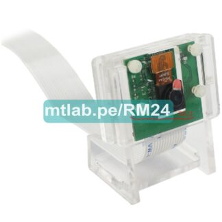 Case de acrilico transparentete para camara de raspberry