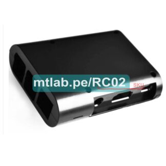 Case para Raspberry PI 3B, PI 3B+ . NEGRO