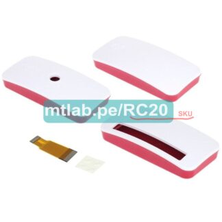 Case para Raspberry pi Zero y Pi Zero W. Con 3 tipos de tapas y un pequeño cable flat de camara