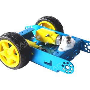 CHASIS DE ALUMINIO 2WD MBOT-AZUL