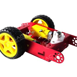 CHASIS DE ALUMINIO 2WD MBOT-ROJO