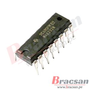 CIRCUITO INTEGRADO INTERFACE TRANSCEIVER FULL DUPLEX RS232 120KBPS DIP16 TEXAS INSTRUMENTS MAX232N