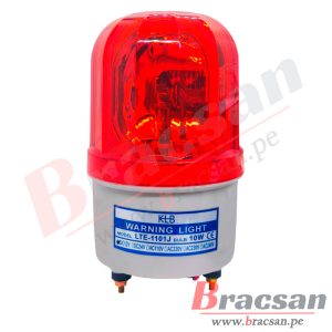 CIRCULINA 12VDC ROJO CON SONIDO 10W LTE 1101J KLB LTE412-1101J