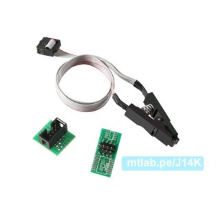 clip de prueba para EEPROM 93CXX / 25CXX / 24CXX en el programador USB