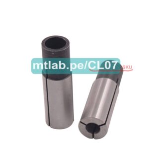 Collet/chuck adaptador de 1/2pulg 12.7mm a 8mm para fresas y brocas de 8mm. Para router de 1/2pulg
