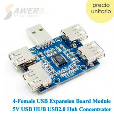 Concentrador HUB USB 2.0 4CH GL850G