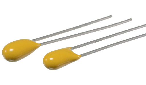 Condensador de Tantalio de 0.1uF 35Voltios 100nF
