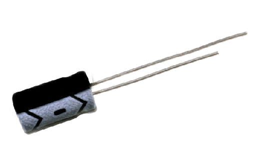 Condensador Electrolitico 2.2uF 160VDC Radial Ø6.5x11.5mm -40+105°C