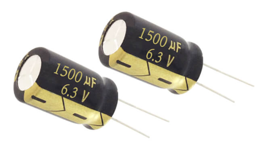 Condensador Electrolitico LOW ESR 1500uF 6.3VDC Radial Ø10x17mm -40+105°C "mZC"