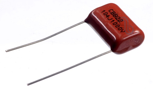 Condensador Poliester 100nF 1000 Volts 104J/1000V 16.5x11mm 0.1uF