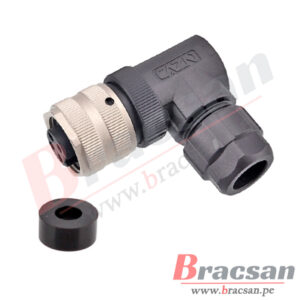 CONECTOR 7/8 DE 4 PINES HEMBRA AEREO ACOTADO CAZN 7/8-S4-PLDP13.5