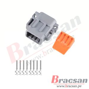 CONECTOR AUTOMOTRIZ HEMBRA DEUTSCH 8 PINES 22-16AWG DTM06-8S