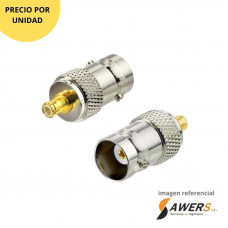 conector BNC hembra a MCX macho