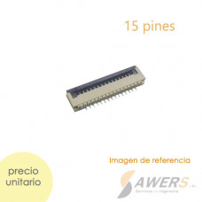 Conector FPC 1mm 15pines
