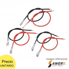 Conector hembra 4.8mm para valvula solenoide