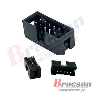 CONECTOR IDC 10 PINES MACHO 2.54MM PARA PCB SOLDAR CONNFLY DS1013-10SSIB1-B-0