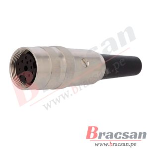 CONECTOR M16 DE 12 PINES HEMBRA RECTO METALICO LUMBERG KV 120