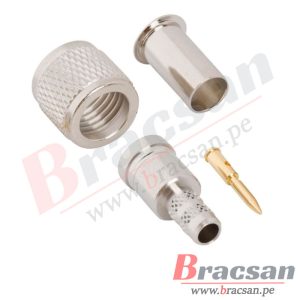 CONECTOR MINI UHF MACHO CABLE RG-58 AMPHENOL RF 81-115-RFX