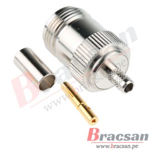 CONECTOR N HEMBRA CABLE RG-58 AMPHENOL RF N6121A1-NT3G-58CU-50SAP