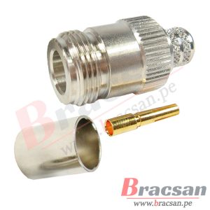 CONECTOR N HEMBRA CABLE RG-8 AMPHENOL RF 82-4429-9913-50