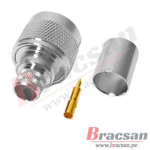 CONECTOR N MACHO CABLE RG-8 AMPHENOL RF N1121A2-NT3G-9913-50SAP