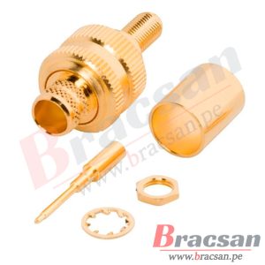 CONECTOR SMA HEMBRA RP (POLARIDAD INVERSA) CABLE RG-8 AMPHENOL RF RSMA6421A1-3GT50G-8U-50
