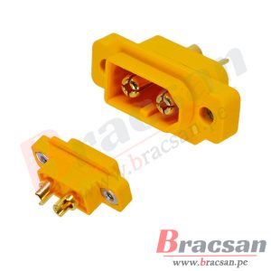 CONECTOR XT60 HEMBRA PARA PANEL AMASS XT60E-F