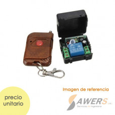Control Remoto RF 1CH Relay 12V (315Mhz)