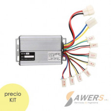 Controlador Brushed 36-48V 1000W Bicicleta Electrica