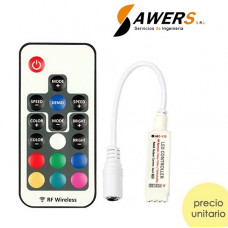 Controlador Driver para tira de led RGB y control remoto