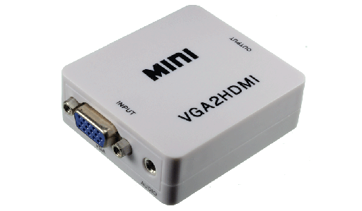Conversor de video VGA a HDMI mini con audio (VGA2HDMI)
