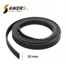 Correa abierta GT2-10mm  (1Mts)