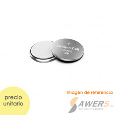 CR2016 pila litio boton 3V 90mA