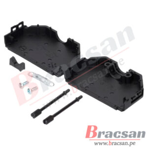 CUBIERTA CAPUCHA PARA CONECTOR 50 PINES DB50, 78 PINES DB78 MH CONNECTORS MHDPPK50-K
