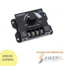 Dimmer DC para Tira LED 12-24V 30A