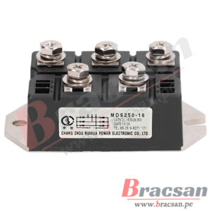 DIODO PUENTE RECTIFICADOR TRIFASICO 250A 1600V MDS250-16