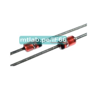 Diodo Zener ZD-10V, 1W, DO-41