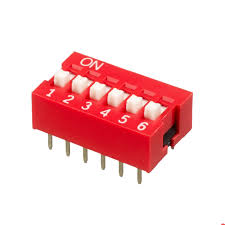 DIP SWITCH 6 VIAS