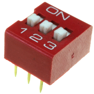 DIP SWITCH DE 3 VIAS