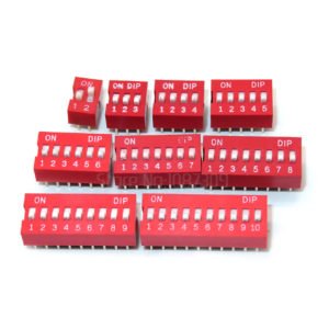DIP SWITCH ROJO