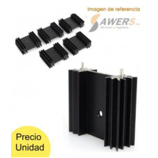 Disipador de Calor TO-220 Aluminio 25x18x36mm